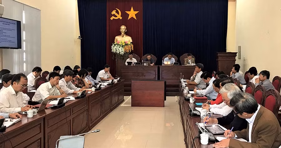 Quang cảnh tham dự buổi thuyết trình tại điểm cầu Gia Lai. Ảnh: Phương Linh