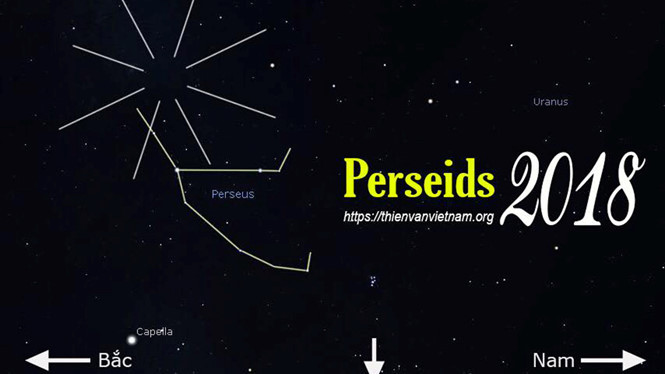 Hình dạng chòm sao Perseids Hình dạng chòm sao Perseids