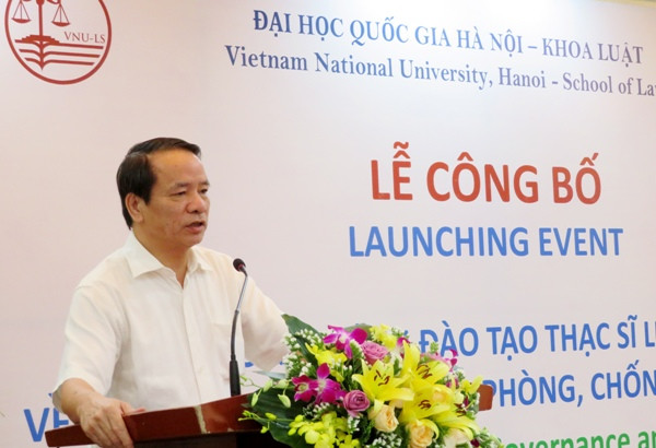 Phó Tổng Thanh tra Nguyễn Văn Thanh phát biểu tại buổi lễ. Ảnh: HG