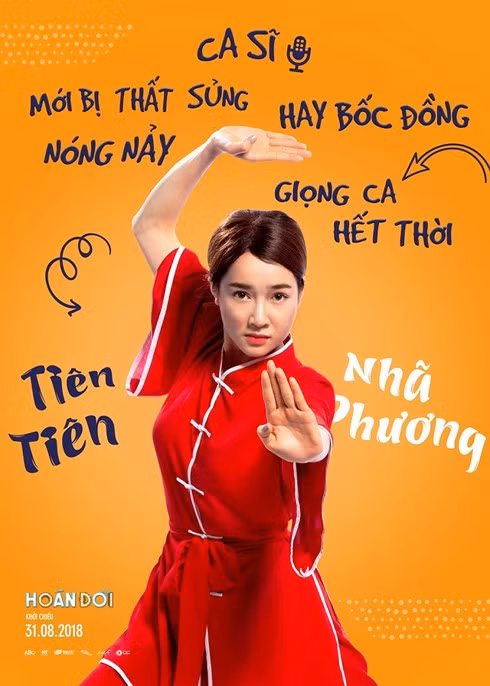  Nhã Phương sẽ thủ vai nữ ca sĩ Tiên Tiên trong phim Hoán đổi.