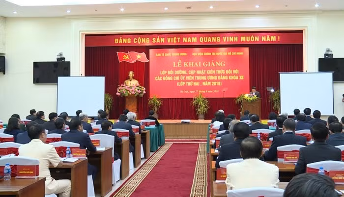 Hình ảnh tại Lễ khai giảng. (Ảnh: HH)