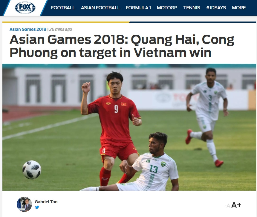 OX Sports nói về chiến thắng của Olympic Việt Nam OX Sports nói về chiến thắng của Olympic Việt Nam