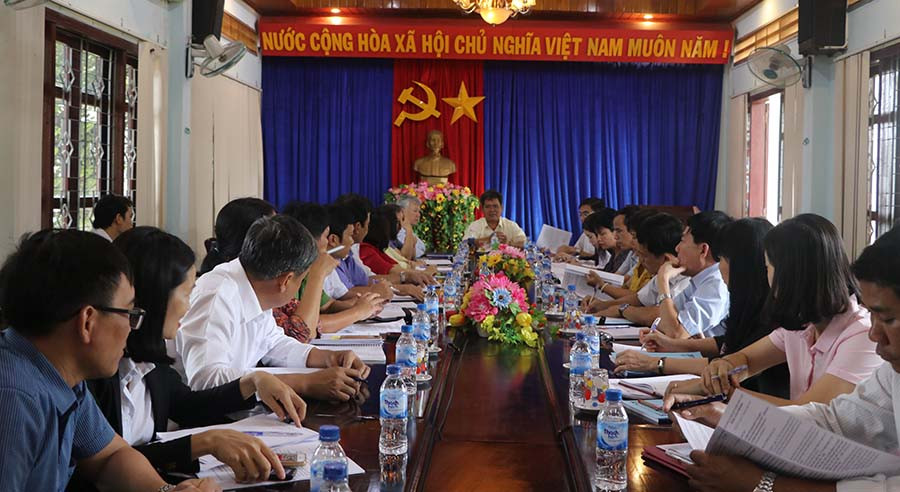 Quang cảnh buổi giám sát. Ảnh: Ngọc Minh