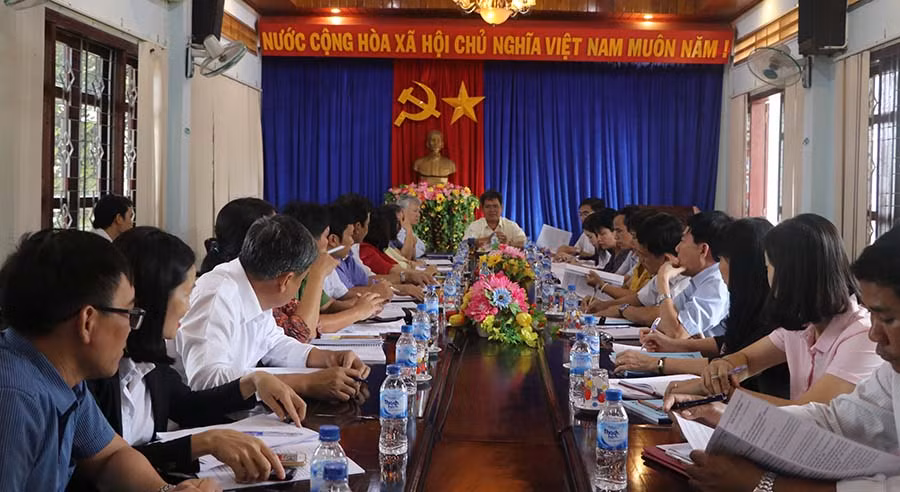 Quang cảnh buổi giám sát. Ảnh: Ngọc Minh