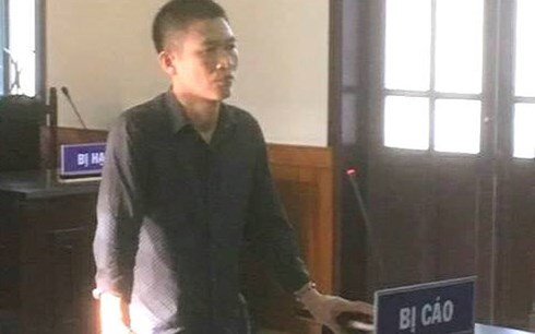 Bị cáo Phan Đình Hữu tại phiên tòa 