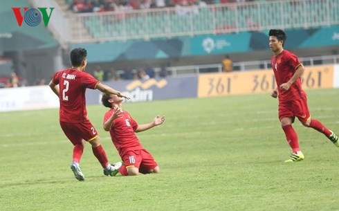 Kỳ tích của Olympic Việt Nam là điểm nhấn nổi bật của đoàn thể thao Việt Nam ở ASIAD 2018. (Ảnh: Ngọc Duy) Kỳ tích của Olympic Việt Nam là điểm nhấn nổi bật của đoàn thể thao Việt Nam ở ASIAD 2018. (Ảnh: Ngọc Duy)