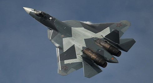  Tiêm kích Su-57. Ảnh: Sputnik