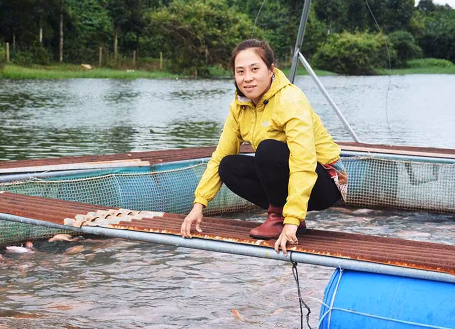  Chị Phạm Thị Kim Ngà. Ảnh: H.Đ.T