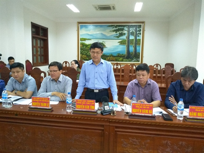 Tổng cục trưởng Tổng cục Thủy lợi Nguyễn Văn Tỉnh làm việc với tỉnh Gia Lai