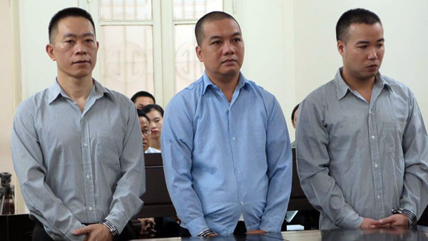 Các bị cáo tại tòa