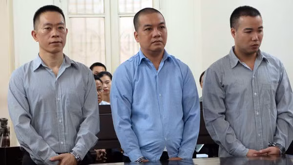 Các bị cáo tại tòa