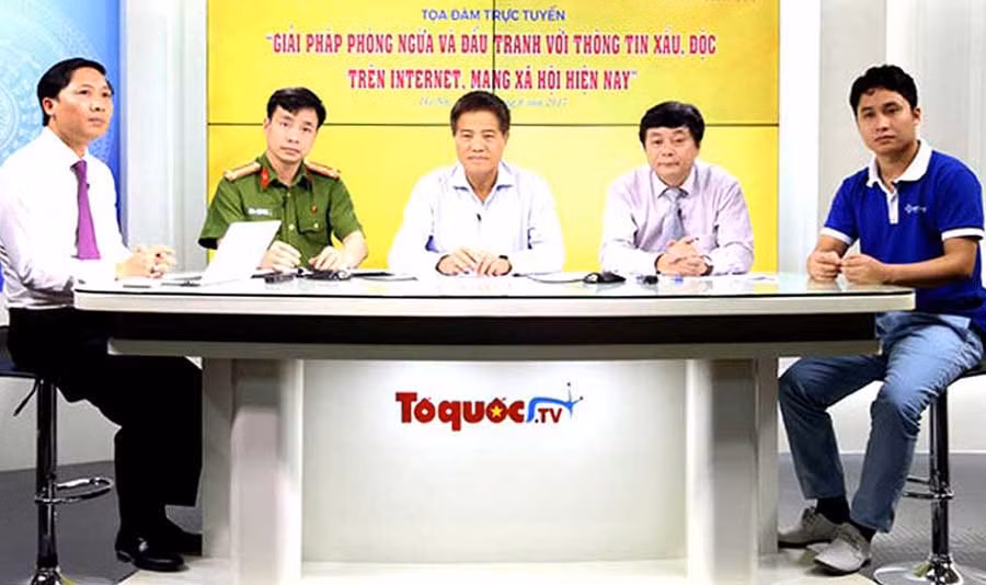  Tọa đàm trực tuyến “Giải pháp phòng ngừa và đấu tranh với thông tin xấu, độc trên internet, mạng xã hội” (ảnh minh họa).