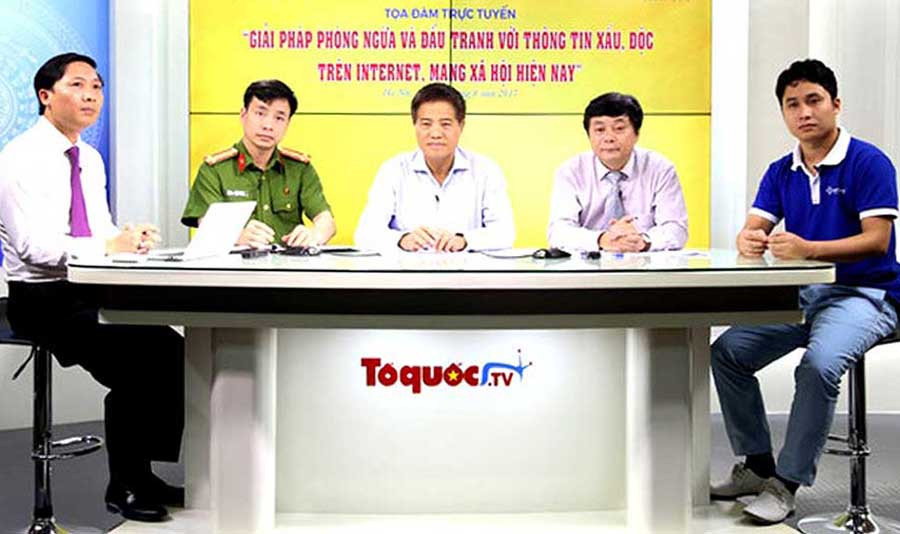  Tọa đàm trực tuyến “Giải pháp phòng ngừa và đấu tranh với thông tin xấu, độc trên internet, mạng xã hội” (ảnh minh họa).