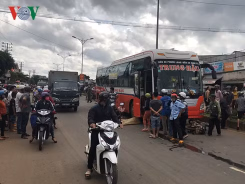 Hiện trường vụ tai nạn.