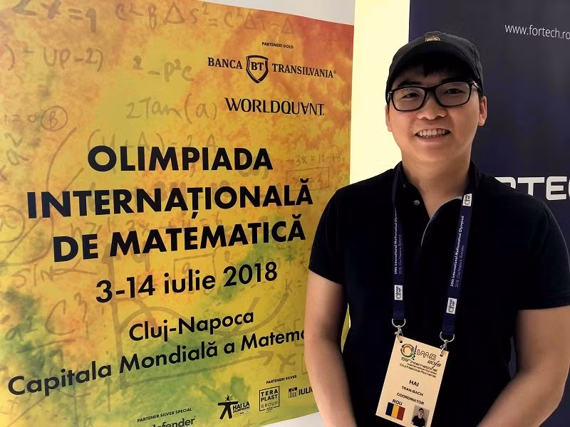  Hải được mời làm giám khảo Cuộc thi Olympic Toán quốc tế