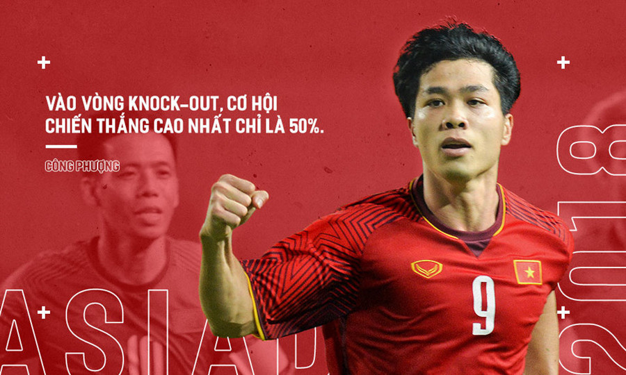  Công Phượng cho rằng các đội tuyển vào vòng đấu loại trực tiếp đều mạnh. Đồ họa: Hà My.