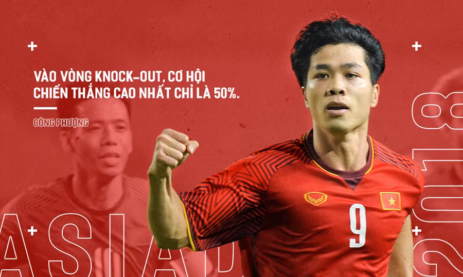 Công Phượng cho rằng các đội tuyển vào vòng đấu loại trực tiếp đều mạnh. Đồ họa: Hà My.