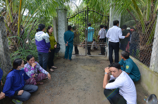 Hiện trường vụ án được cơ quan điều tra phong tỏa