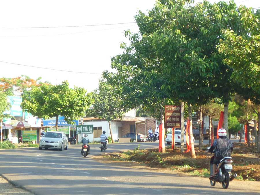 Khu vực Trung tâm xã Trà Đa nông thôn mới