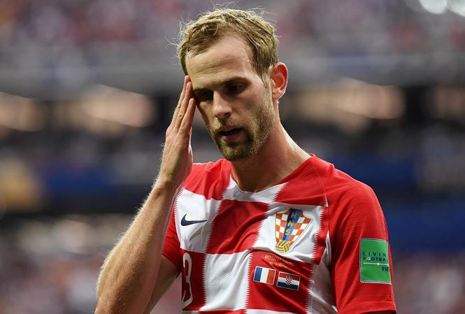 Hậu vệ Ivan Strinic.