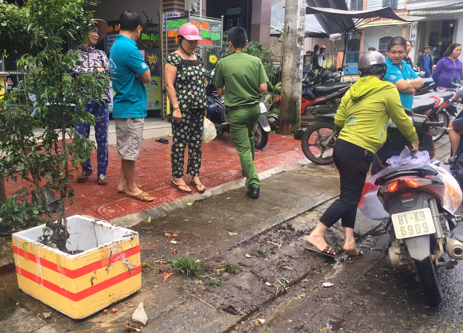  Hiện trường vụ án mạng. Ảnh: Văn Ngọc