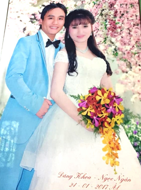  Bức ảnh chị Ngân chụp với Nguyễn Đăng Khoa trong ngày cưới 