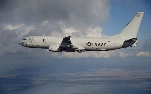 Phi cơ săn ngầm P-8A Poseidon của hải quân Mỹ. Máy bay từng được Mỹ cho bay qua Biển Đông nhiều lần. Ảnh: Hải quân Mỹ.