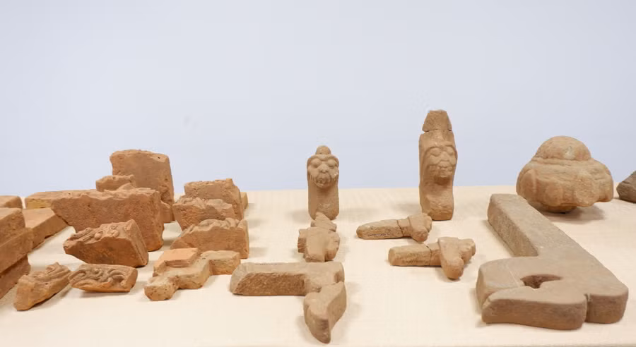 Các hiện vật sau khai quật. Ảnh: VGP/Lưu Hương