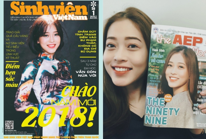 Cô từng chụp ảnh trang bìa cho một số tờ báo. Cô từng chụp ảnh trang bìa cho một số tờ báo.