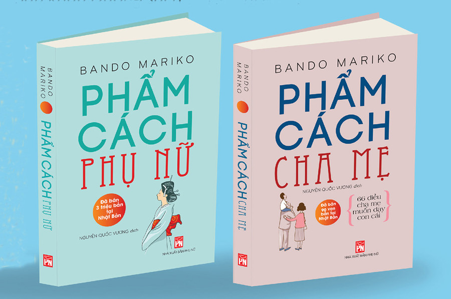 Hai cuốn Phẩm cách phụ nữ và Phẩm cách cha mẹ của Bando Mariko.
