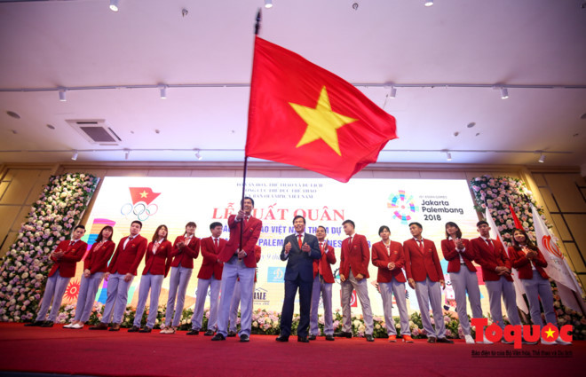  Lễ xuất quân của Đoàn Thể thao Việt Nam dự ASIAD.