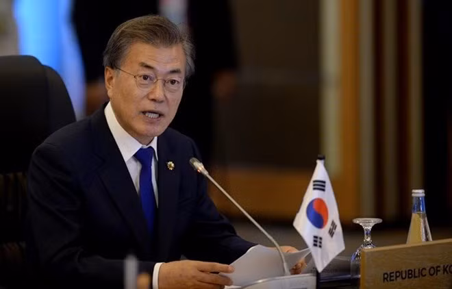 Tổng thống Hàn Quốc Moon Jae-in. (Nguồn: Reuters)
