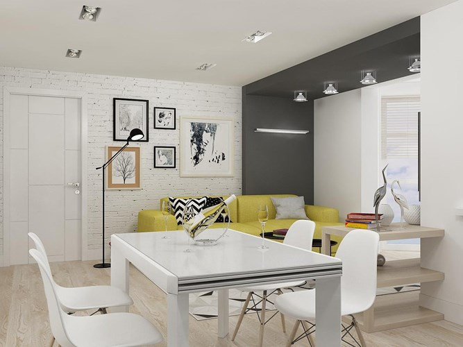 Bàn ăn màu trắng trang trí bằng chiếc kệ rượu tuyệt đẹp ở phía trên. Bàn ăn màu trắng trang trí bằng chiếc kệ rượu tuyệt đẹp ở phía trên.