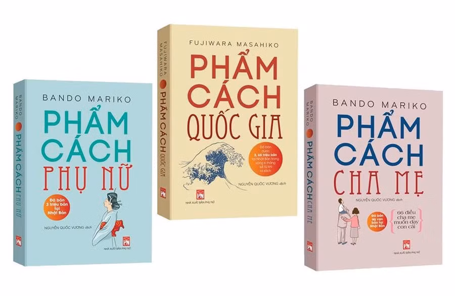  Ba cuốn sách bàn về phẩm cách từng bán hàng triệu bản, là đề tài bàn luận sôi nổi tại Nhật mới xuất bản tại Việt Nam.