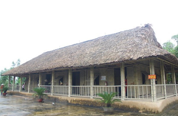 Di tích Hội trường nơi diễn ra Lễ trình Quốc thư đầu tiên của Việt Nam mới được đầu tư tôn tạo. (Ảnh: Hoàng Nguyên/TTXVN)