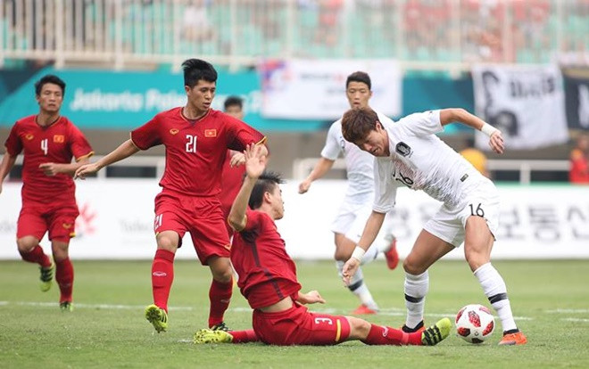 U23 Việt Nam đã không thể chống đỡ nổi các miếng đánh của đối thủ. Ảnh: LT