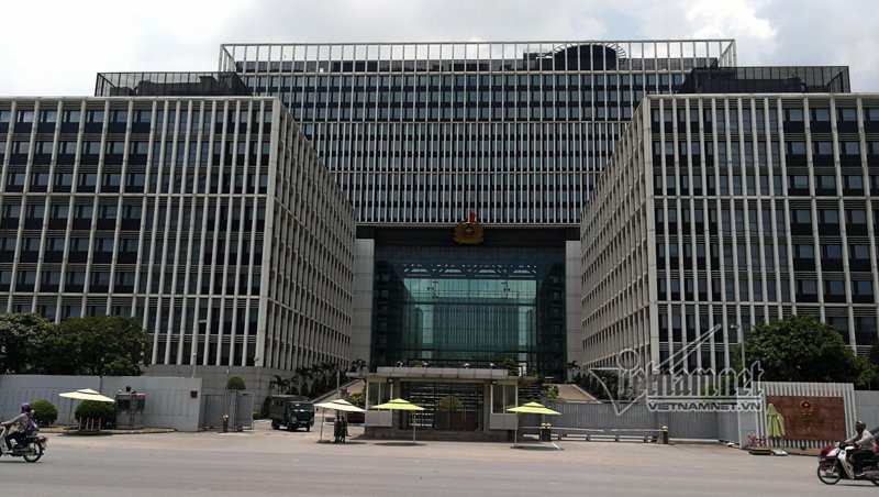 Trụ sở Bộ Công an. Ảnh: Phạm Hải  Trụ sở Bộ Công an. Ảnh: Phạm Hải
