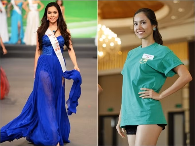 Hoàng My cũng là người đẹp đầu tiên vinh dự tham gia hai cuộc thi nhan sắc thế giới: Miss Universe và Miss World. Năm 2012, ở tuổi 24, cô đại diện Việt Nam thi Miss World ở Nội Mông, Trung Quốc nhưng tiếp tục 'trắng tay'. 
