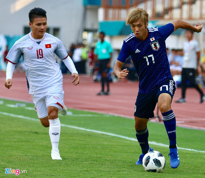 Chiến thắng trước Nhật Bản giúp Olympic Việt Nam khẳng định vị thế mới. Ảnh: Quang Thịnh.