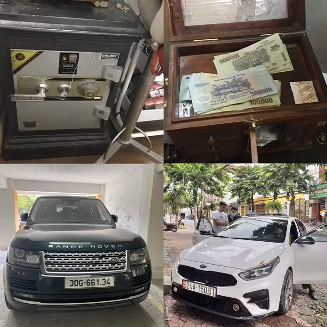 Số tang vật trong vụ án - Ảnh: CAND