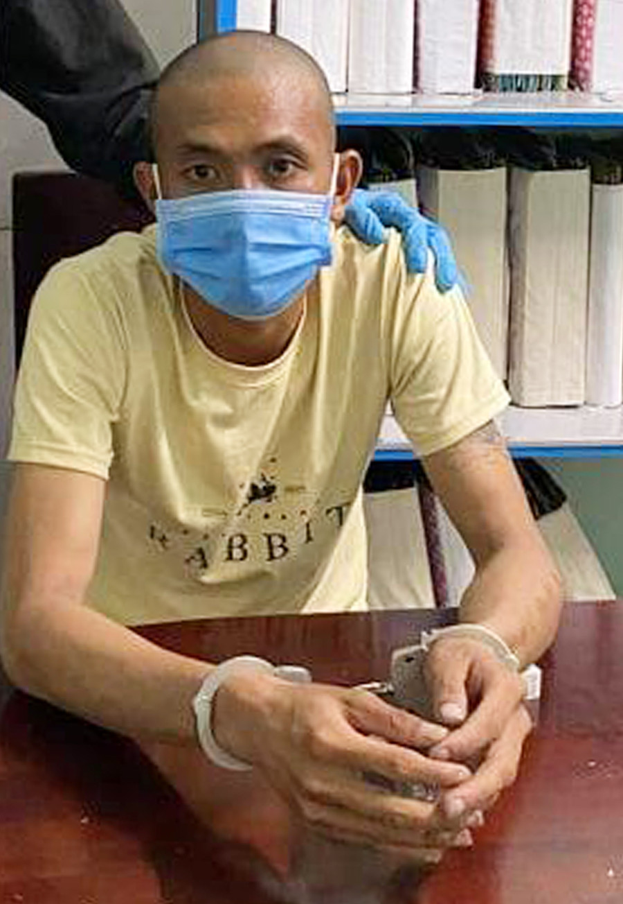 Lê Thanh Trí tại cơ quan Công an. Ảnh: Hữu Phong  Lê Thanh Trí tại cơ quan Công an. Ảnh: Hữu Phong