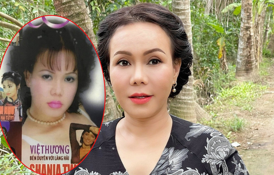 Hình ảnh lúc trẻ của nghệ sĩ Việt Hương khiến nhiều khán giả thích thú. ẢNH: FBNV