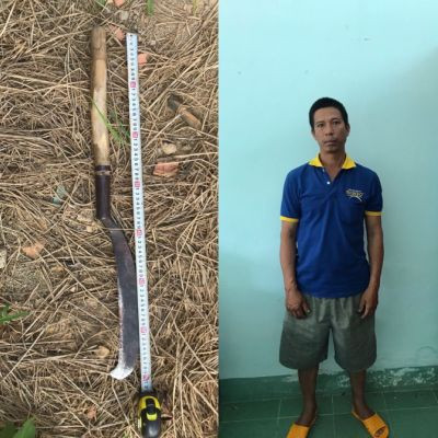 Bị can Đinh Văn Lực tại cơ quan điều tra. ẢNH: CÔNG AN CUNG CẤP