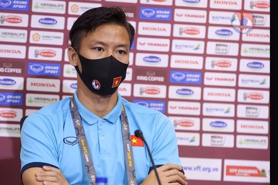 Đội trưởng Quế Ngọc Hải bày tỏ sự quyết tâm trước các đối thủ mạnh tại Vòng loại thứ 3 World Cup 2022. Ảnh: VFF