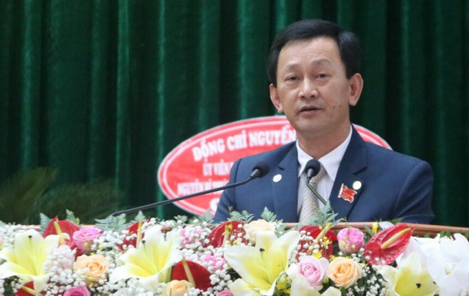 Ông Dương Văn Trang, Bí thư Tỉnh ủy Kon Tum được bầu giữ chức Chủ tịch HĐND tỉnh Kon Tum. ẢNH: THIÊN ÂN