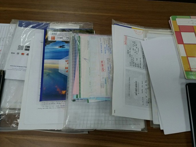 Các tang vật thu giữ trong vụ án Các tang vật thu giữ trong vụ án