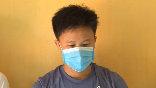 Nguyễn Văn Minh tại cơ quan điều tra - Ảnh: Công an cung cấp