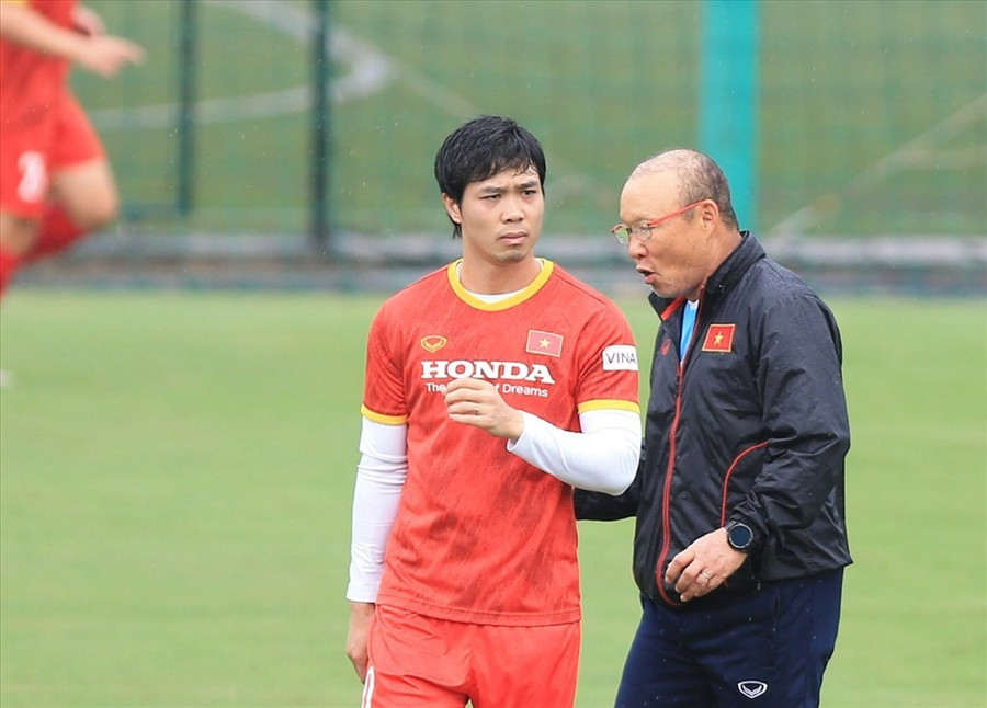 Công Phượng không phải là không thể thay thế trong sơ đồ vận hành của ông Park Hang-seo. Ảnh: Đông Đông