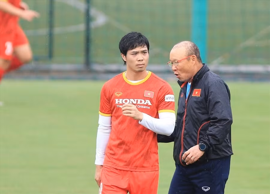 Công Phượng không phải là không thể thay thế trong sơ đồ vận hành của ông Park Hang-seo. Ảnh: Đông Đông