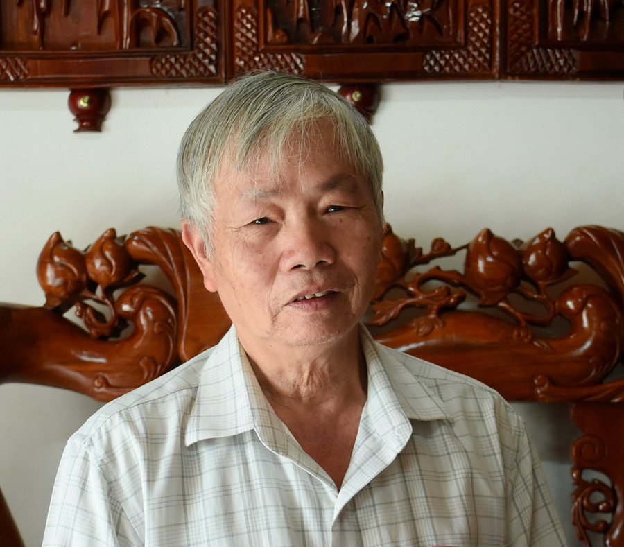 Anh hùng lực lượng vũ trang nhân dân Nguyễn Văn Nhương đề xuất nên hoàn thiện hồ sơ đề nghị truy tặng danh hiệu xứng đáng cho du kích Puih Glớ. Ảnh: Phương Duyên